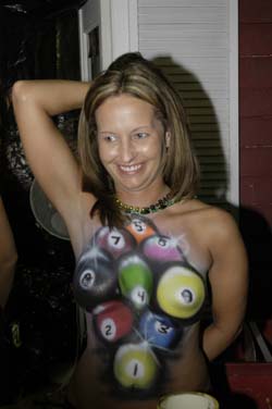 Body Painting 2004 photo - Duval Street, Key West